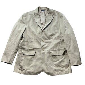 Vintage Polo Ralph Lauren Mens XL Sport Blazer Khaki